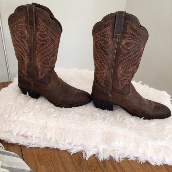 Womens Ariat Goldie Western Boots - Picture 1 of 12